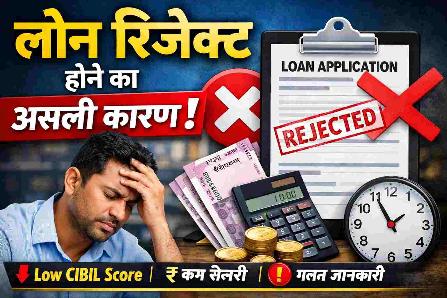 Loan Reject Hone Ka Asli Reason | 90% Log Nahi Jaante