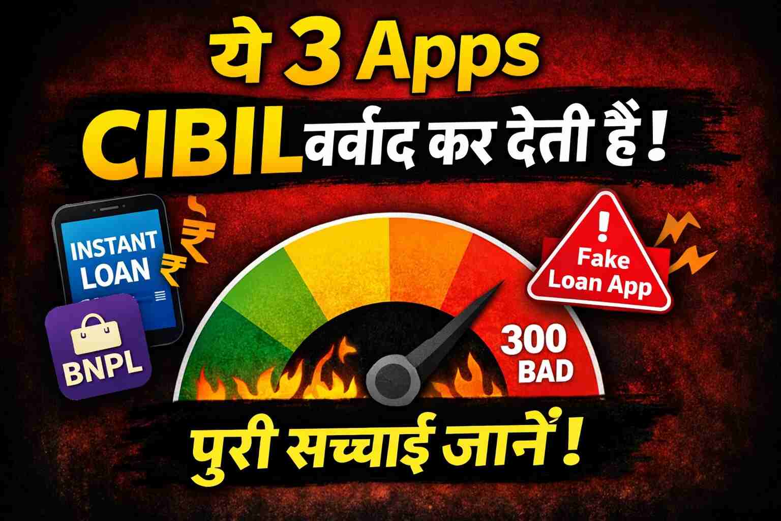 Ye 3 Apps Aapka CIBIL Score Barbaad Kar Deti Hain